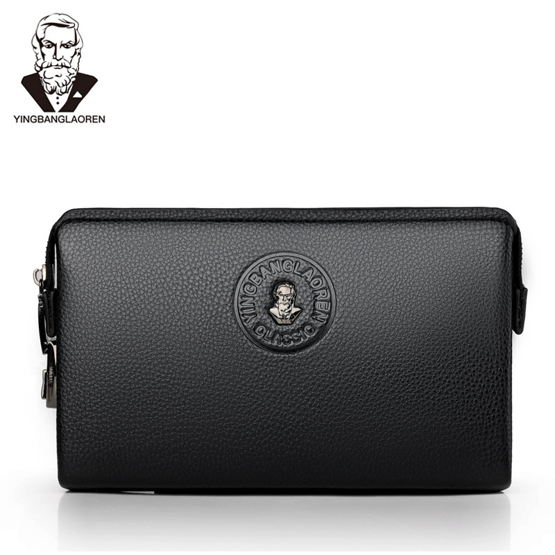 Leather Wallet Men - Carteras largas para hombre, bolsa para