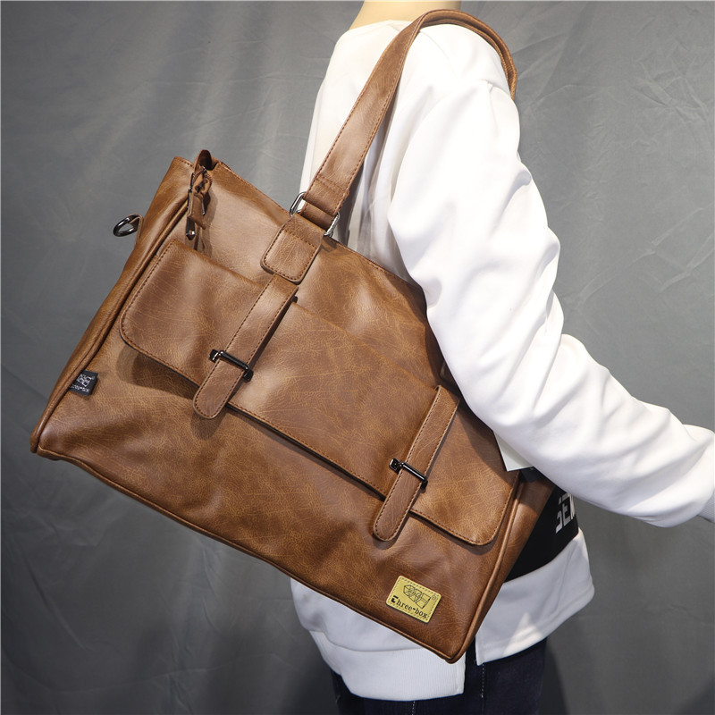 Leather Briefcase - Bandolera de cuero de diseñador de