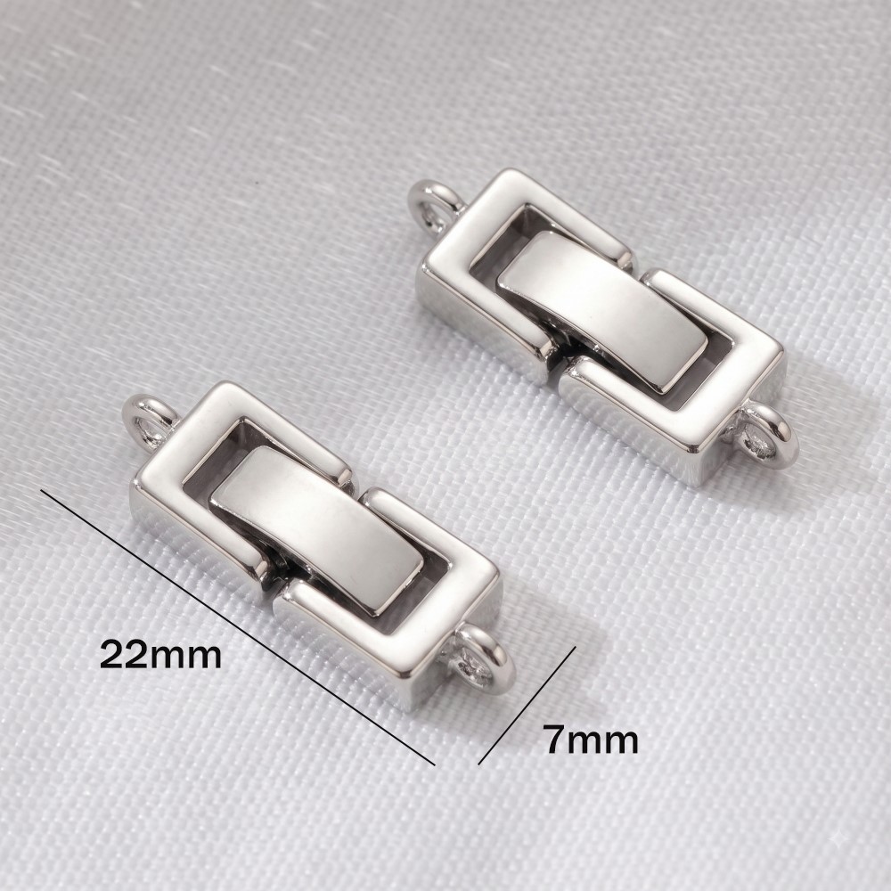 2 piezas de cierres de cadena  - Gold Plated Jewelry reseña y precio