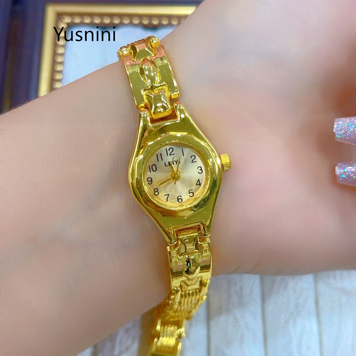 Nuevo Reloj de Moda de Dubái d - Gold Plated Jewelry reseña y precio