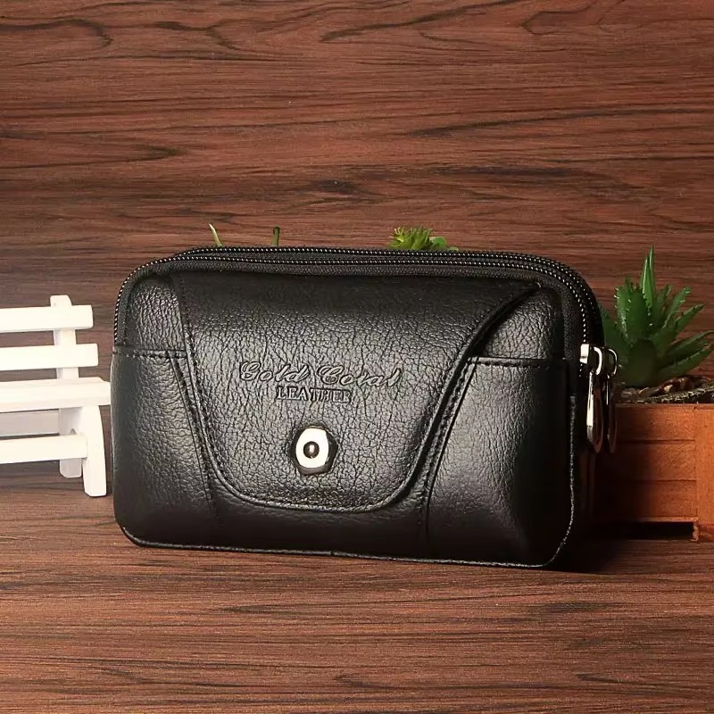 Bolsa de cuero genuino para ho - Leather Wallet Men reseña y precio