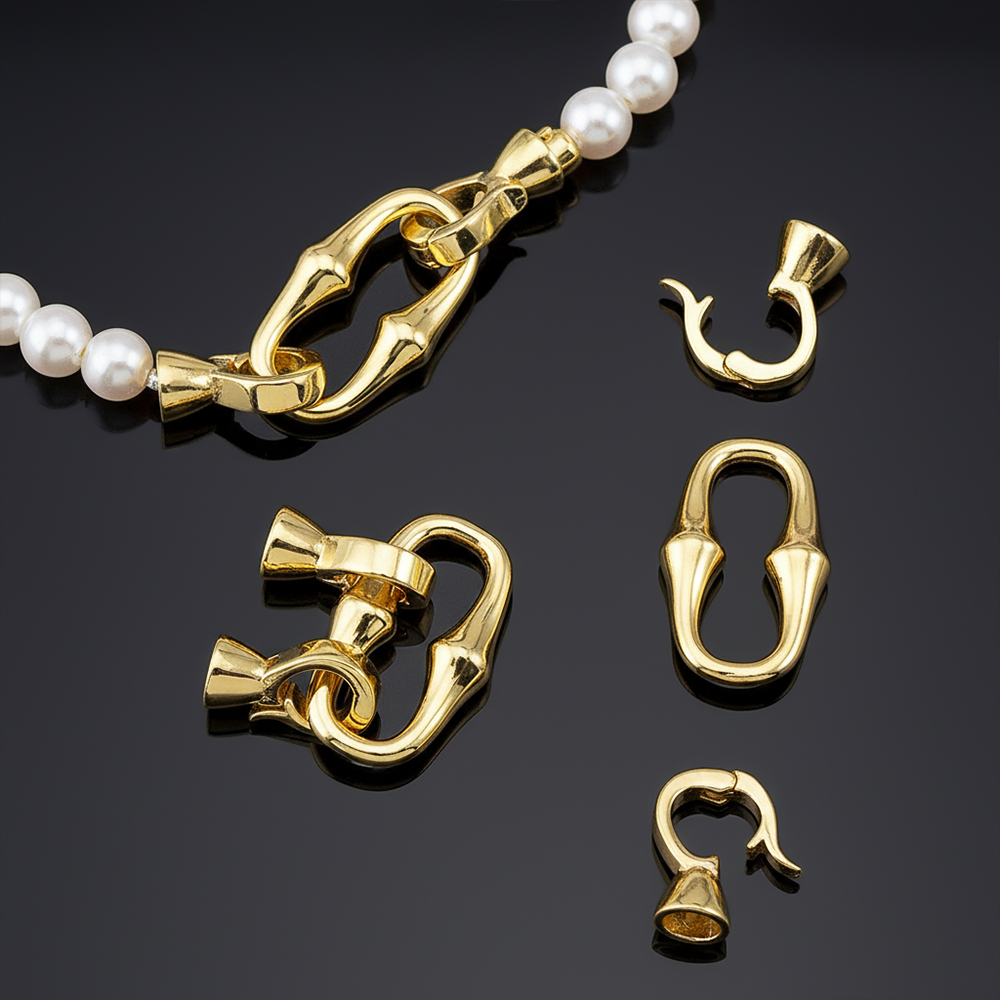 1 Pieza de Hebilla de Cierre d - Gold Plated Jewelry reseña y precio