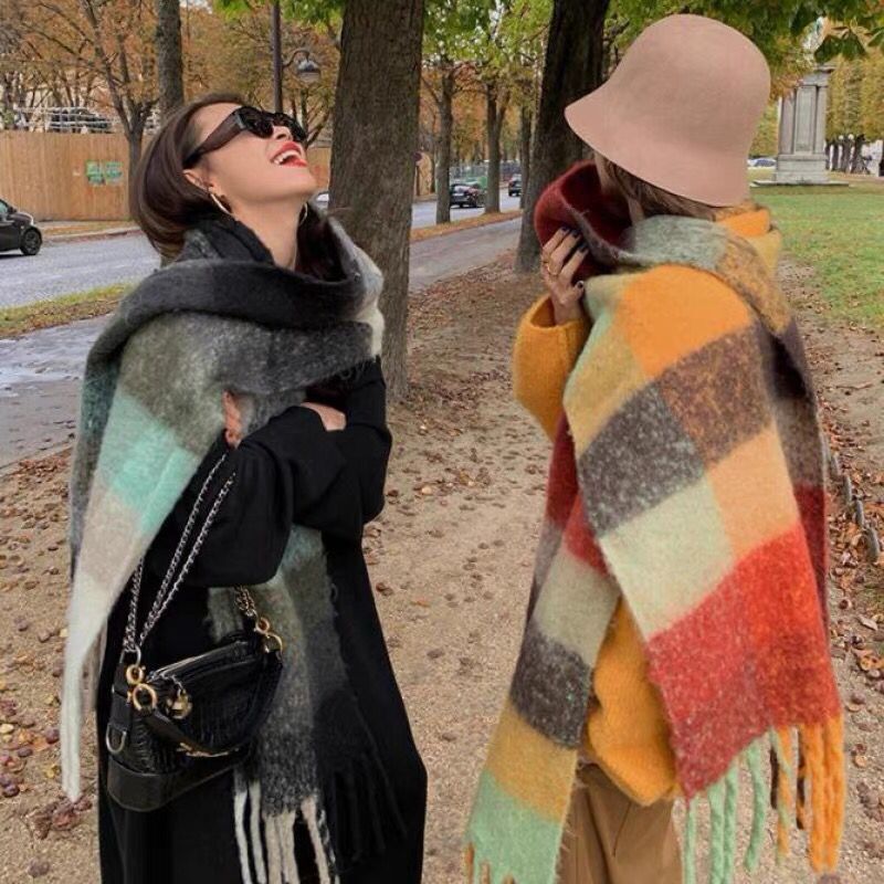 Bufanda gruesa y cálida de luj - Cashmere Scarf reseña y precio