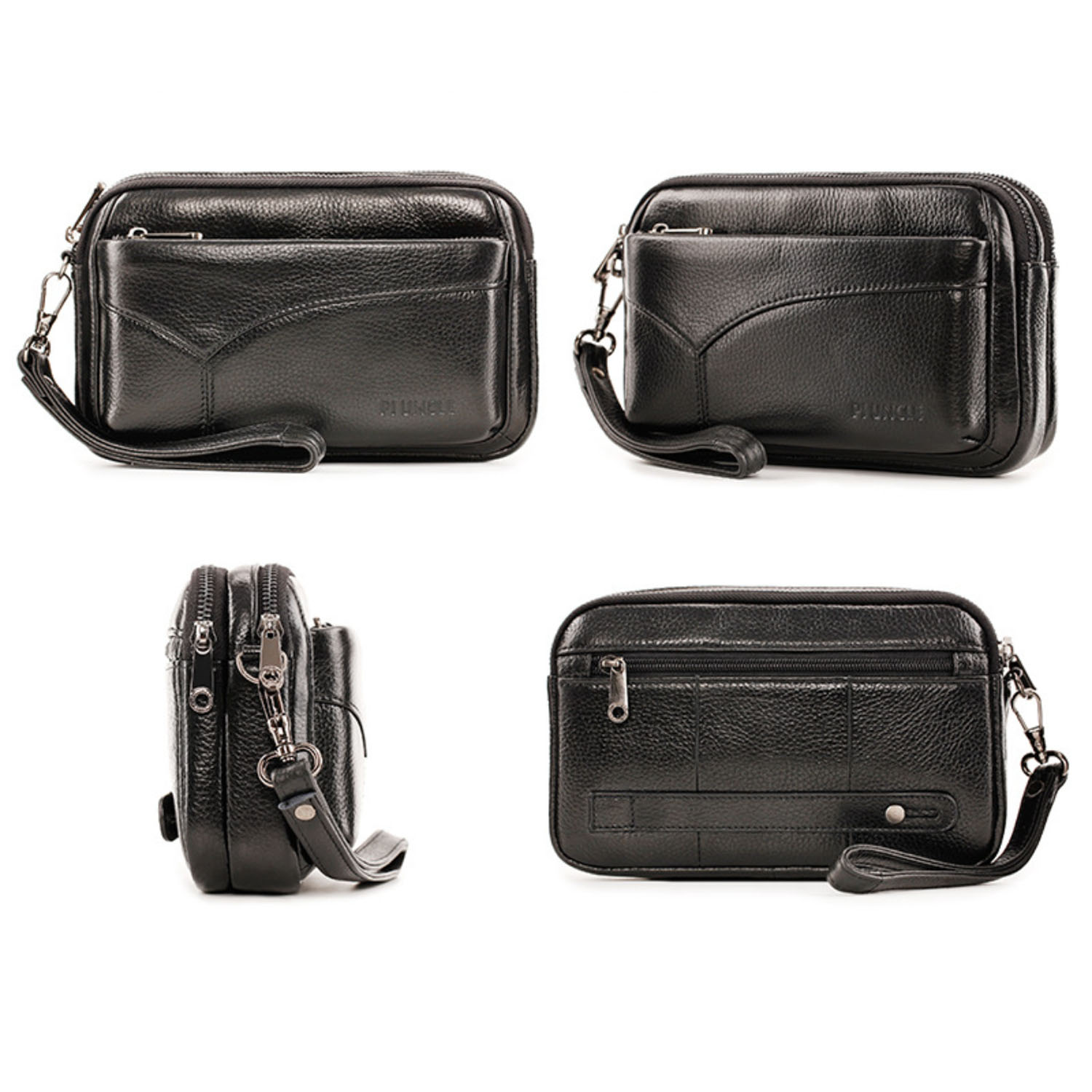 Bolso de Mano de Cuero Genuino - Leather Wallet Men reseña y precio